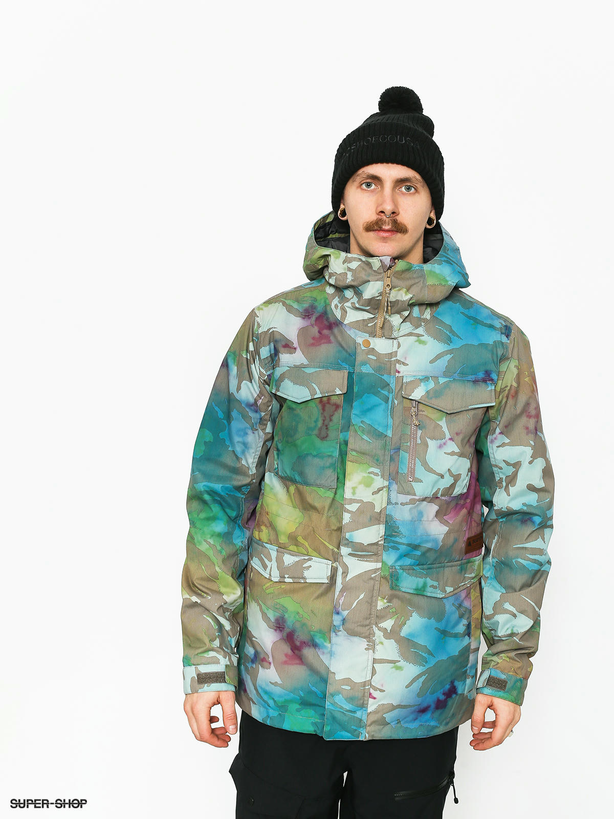 Mens Burton Snowboard jacket Covert festival camo