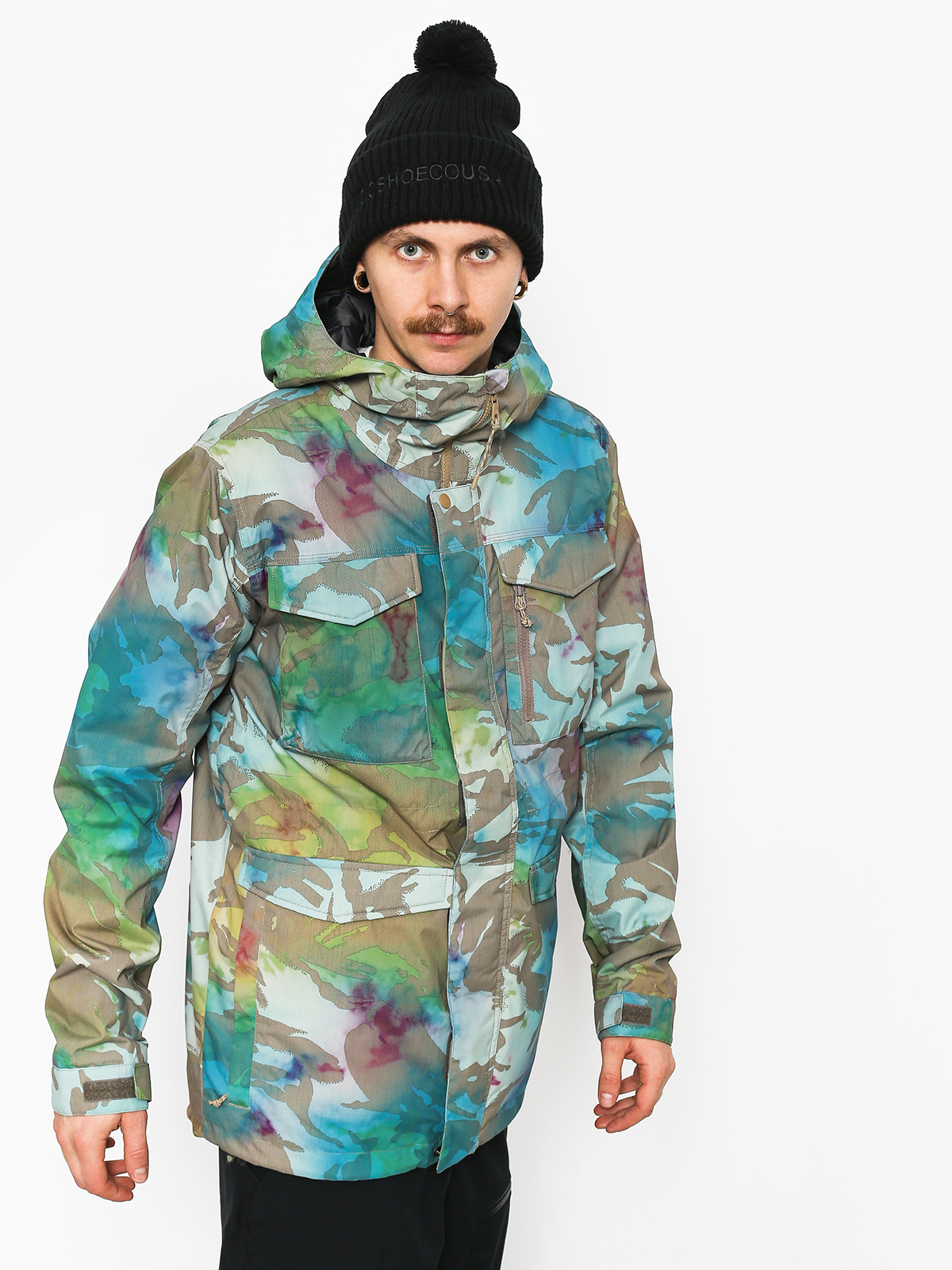 スノーボード BURTON Boom Jacket Jungle Hombre Camoo S Burton Snowboard jacket Covert - multicolor (festival camo)