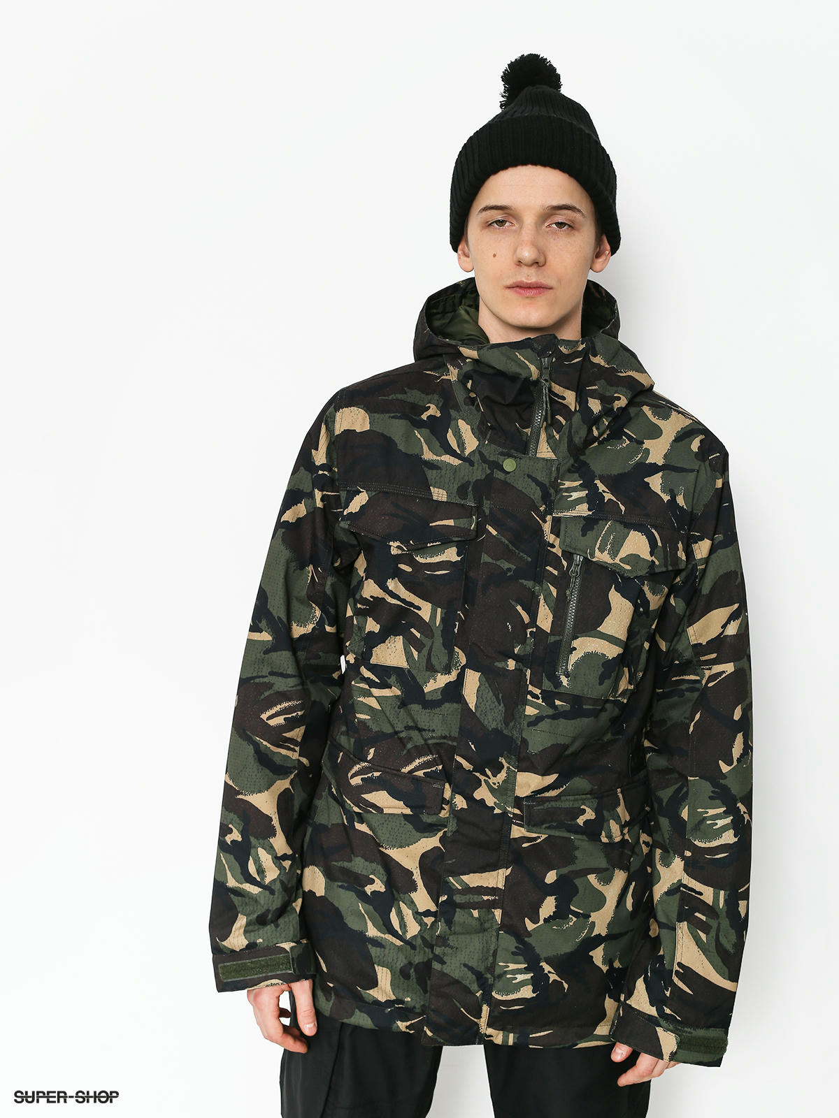 Burton Snowboard jacket Covert camo seersucker camo