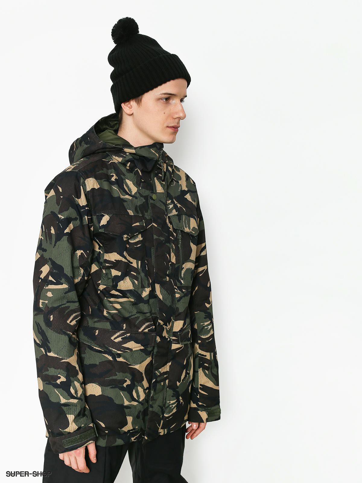 burton snowboard jacket camo