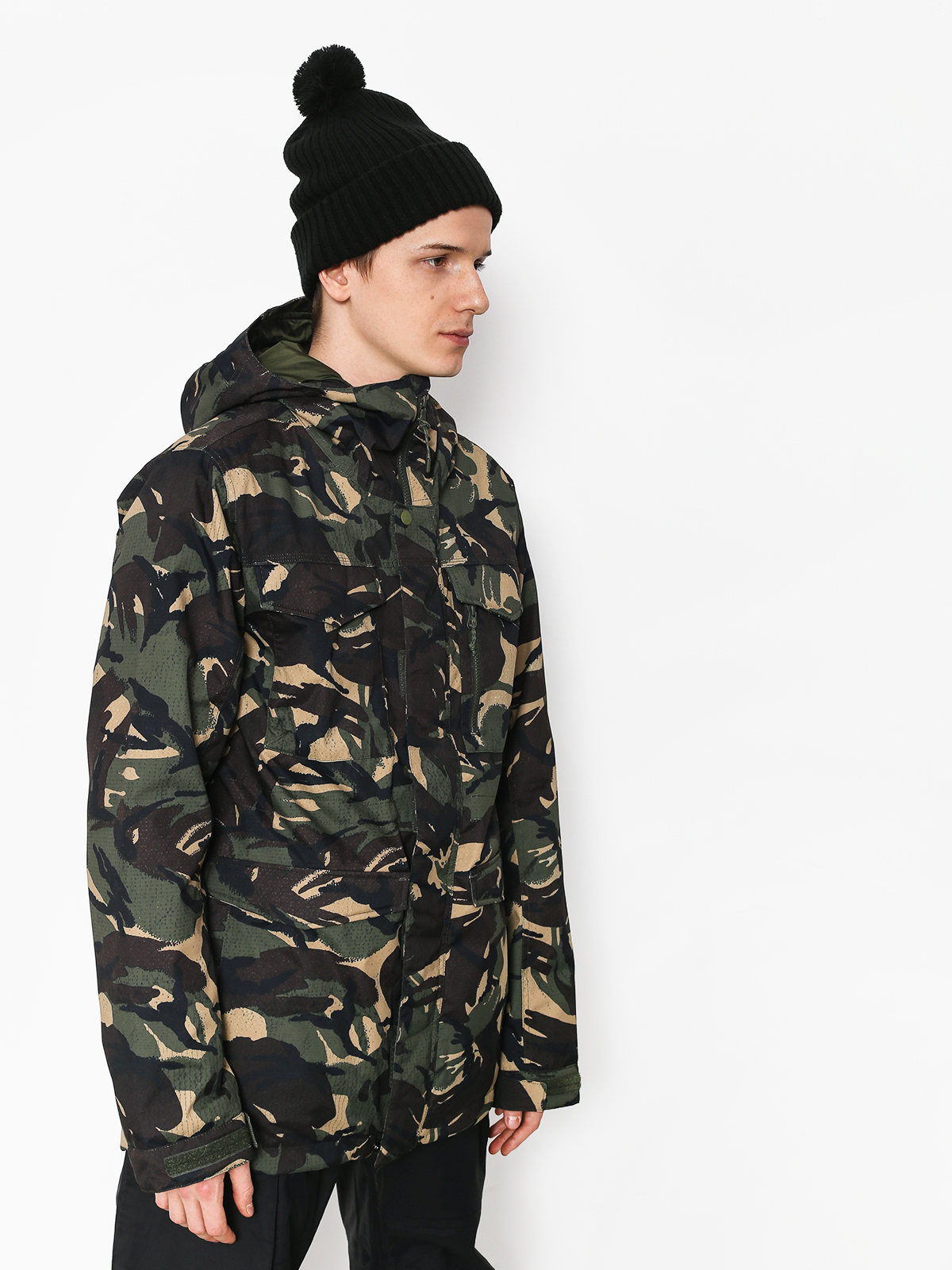 Mens Burton Snowboard jacket Covert (seersucker camo)