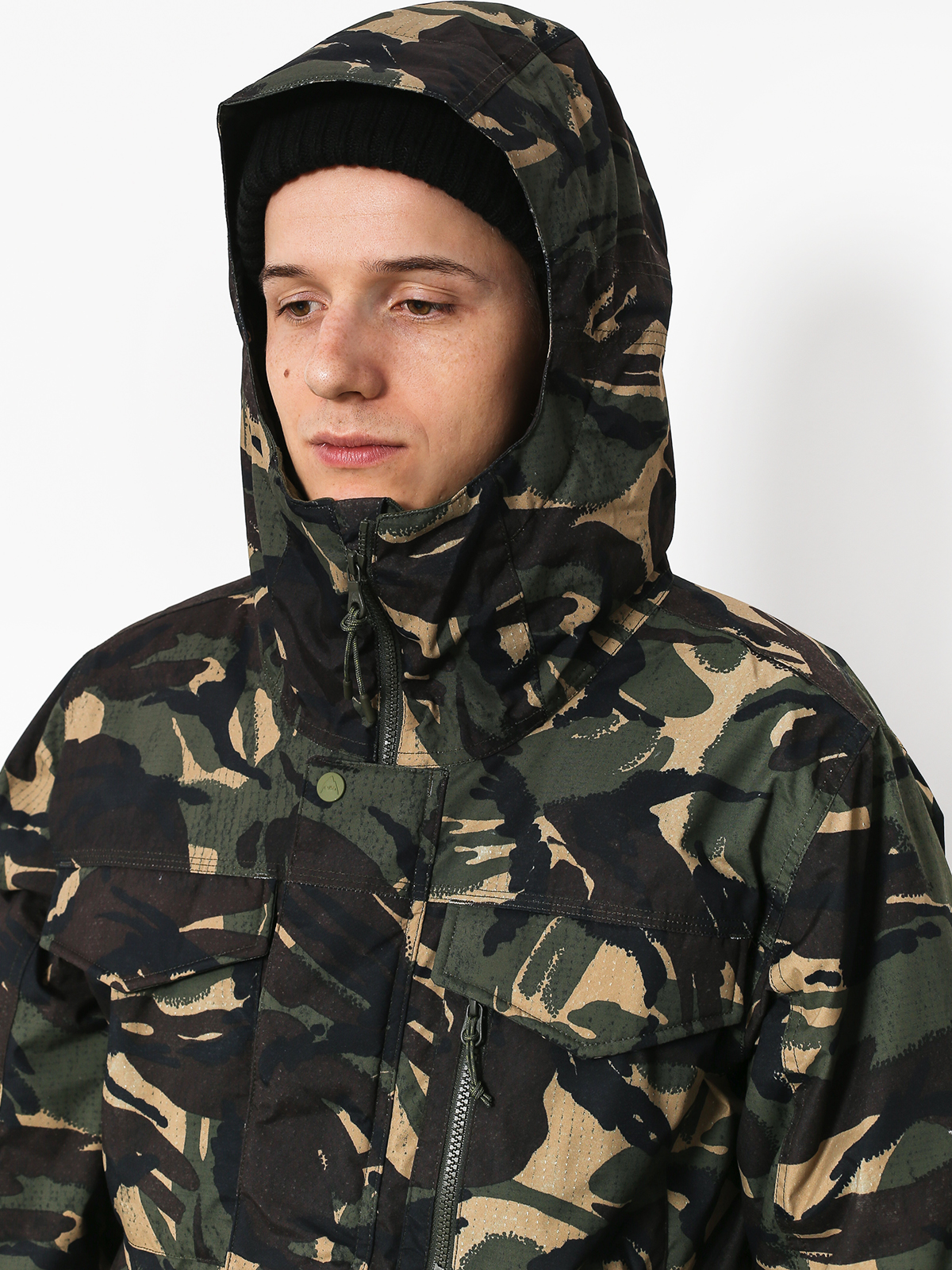 Mens Burton Snowboard jacket Covert (seersucker camo)