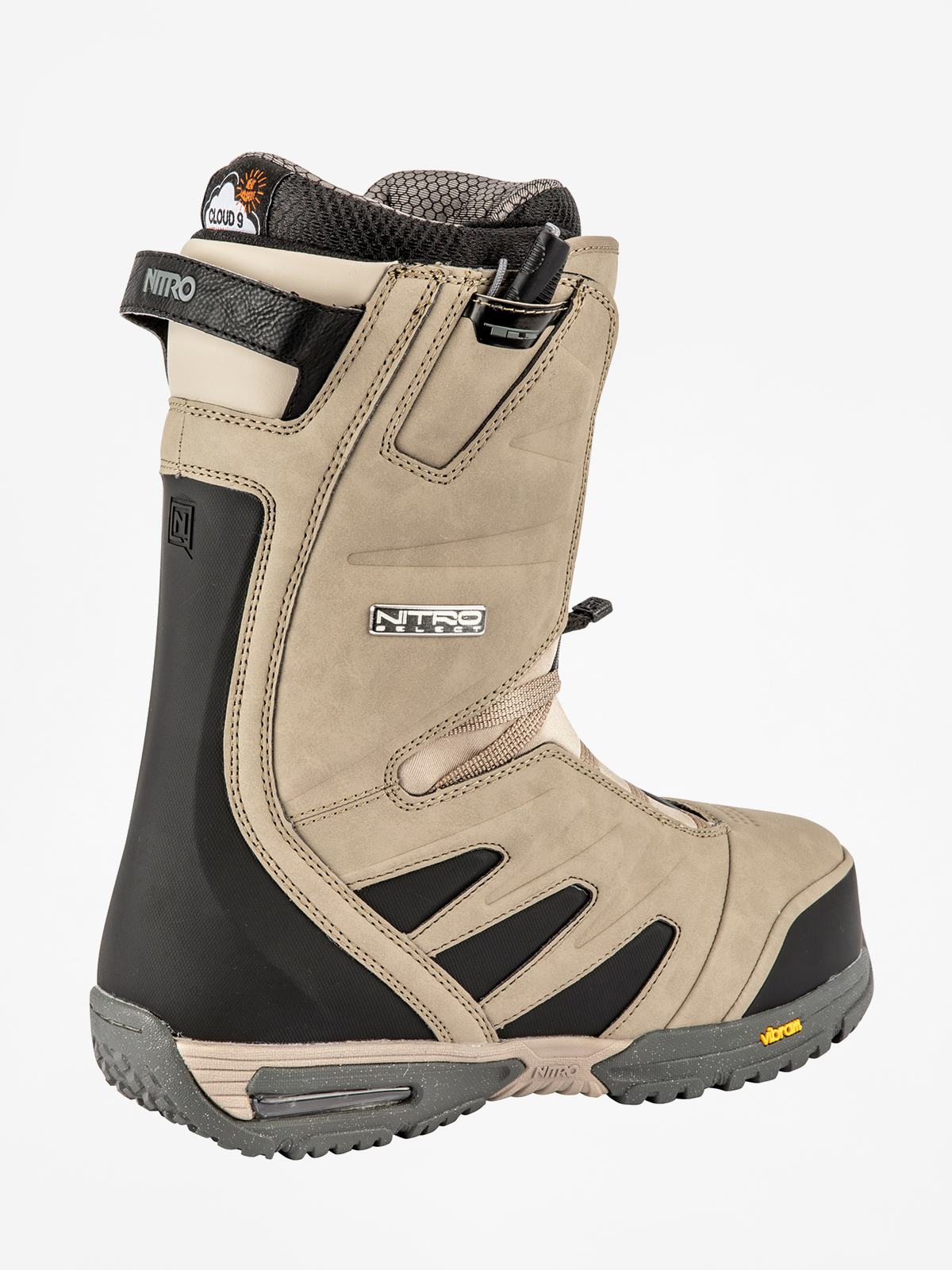 Mens Nitro Select TLS Snowboard boots (sand)