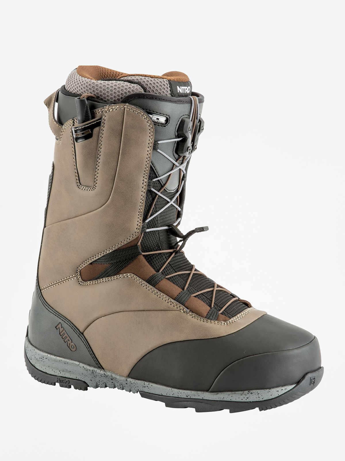 Mens Nitro Venture TLS Snowboard boots (brown black)