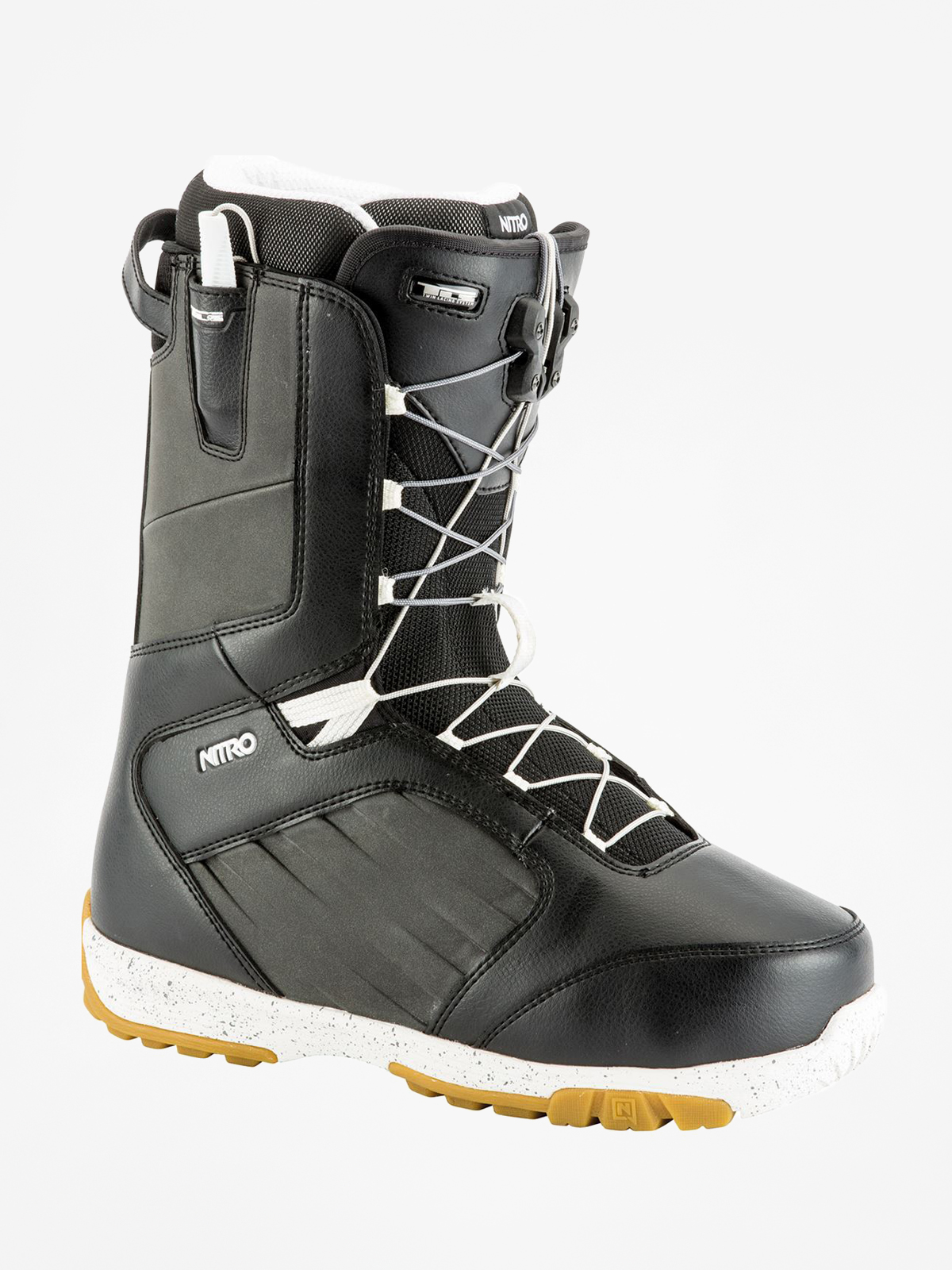 Mens Nitro Anthem TLS Snowboard boots (black white)