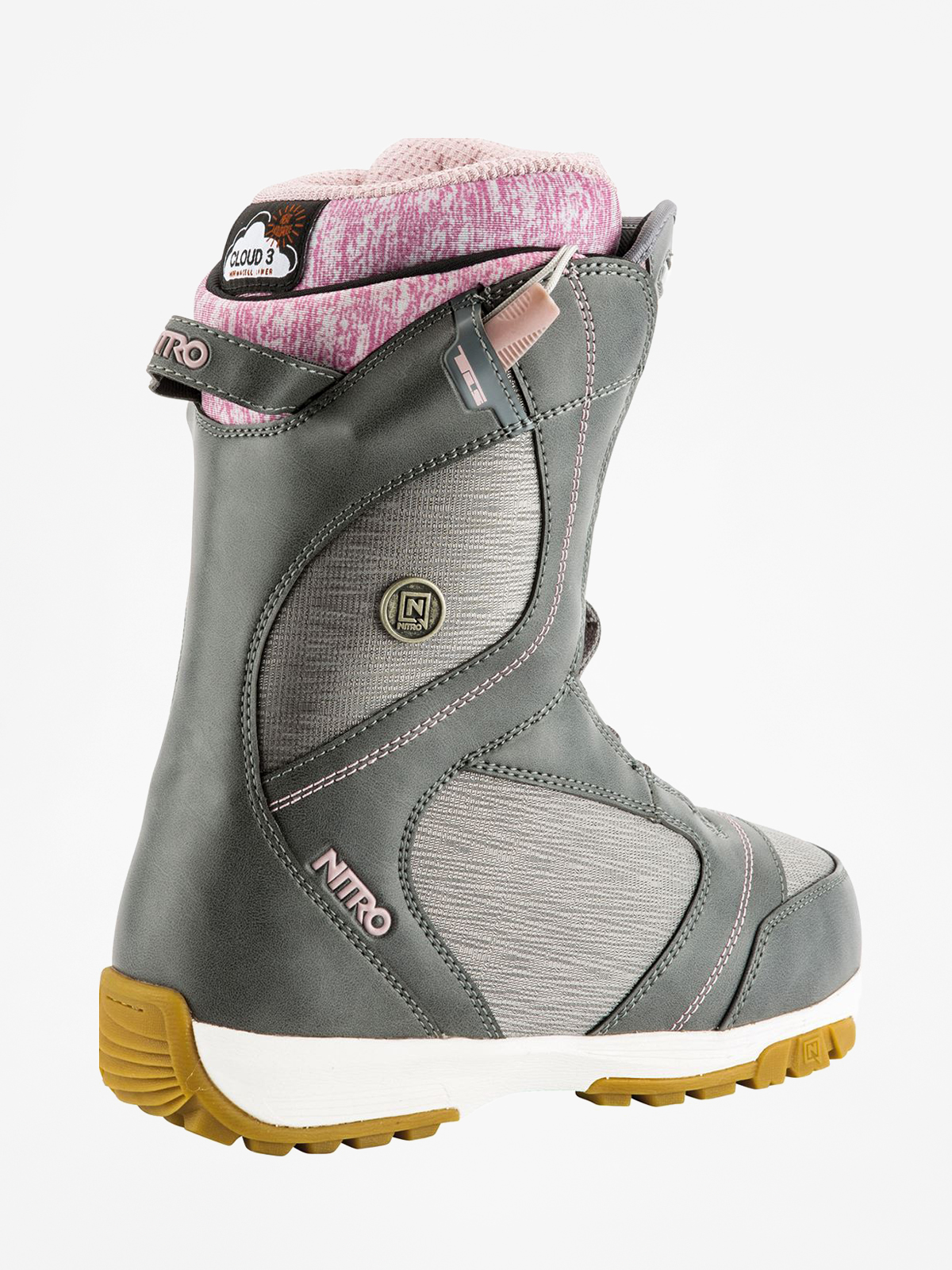 Womens Nitro Monarch TLS Snowboard boots (grey)
