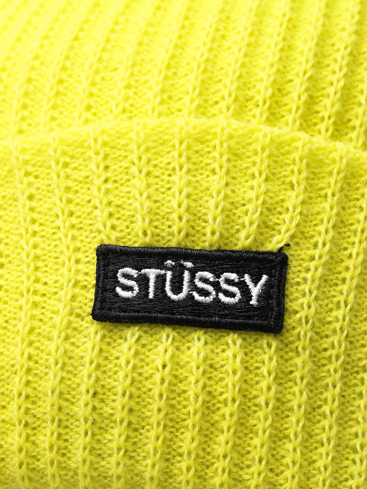 Stussy Small Patch Watch Beanie (neon yellow)