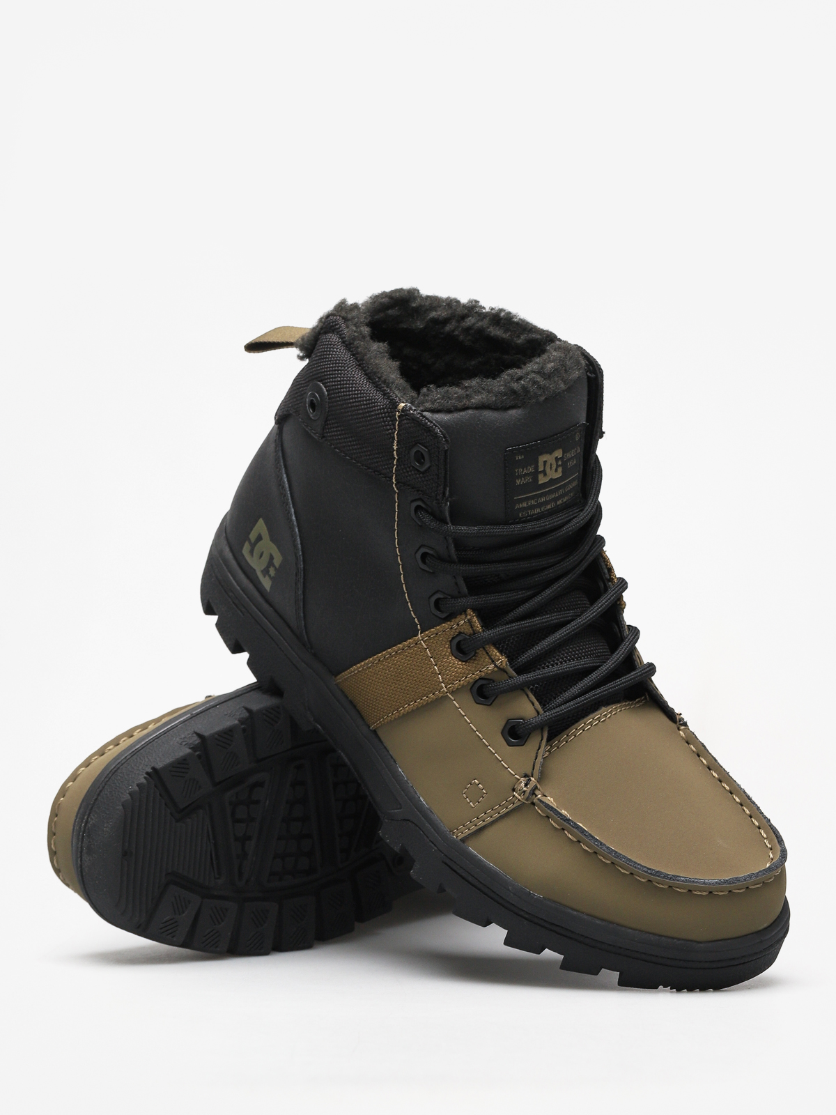 DC Woodland Winter shoes (black/olive)