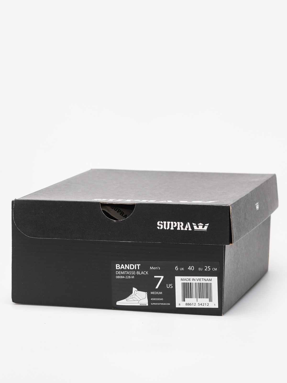 Supra Bandit Shoes (demitasse black)