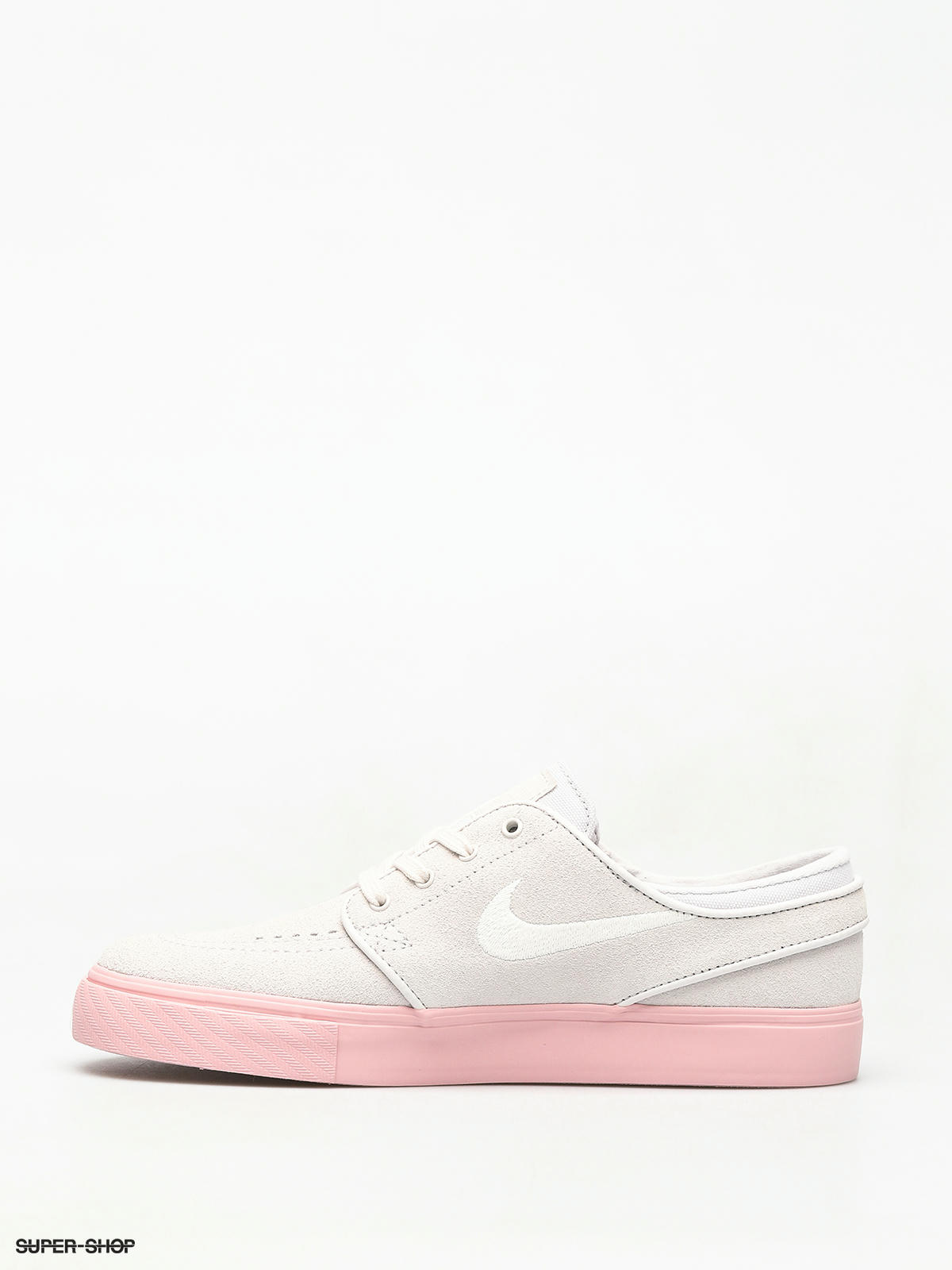 Nike sb janoski grey & cheap bubblegum pink suede skate shoes