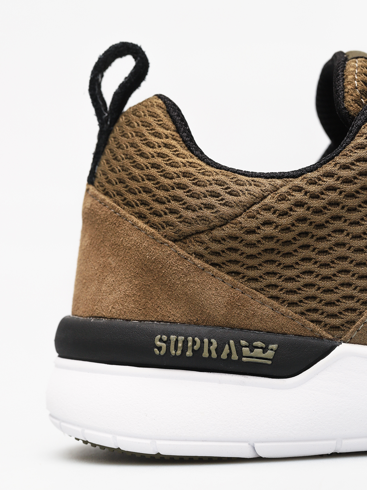 supra skytop olive/black-white