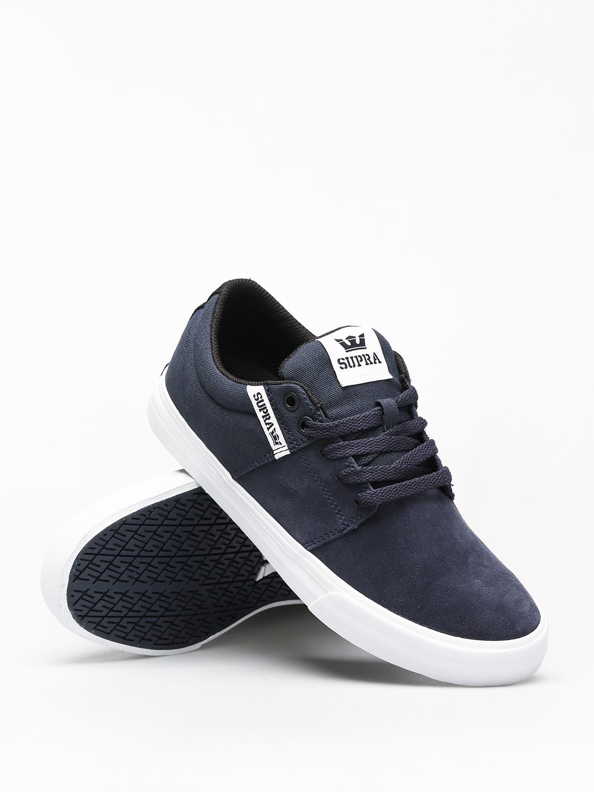 Supra Stacks Vulc II Shoes (navy/white white)