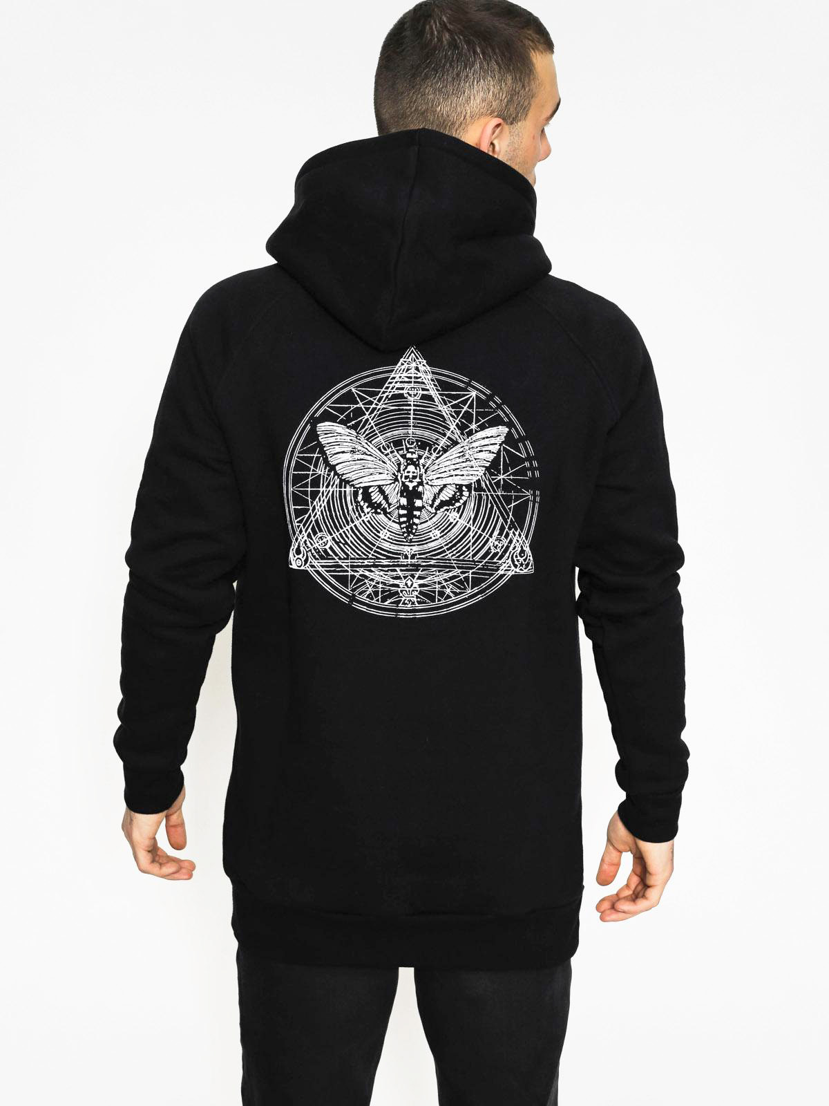 The Hive Hoodie Moth HD (black)