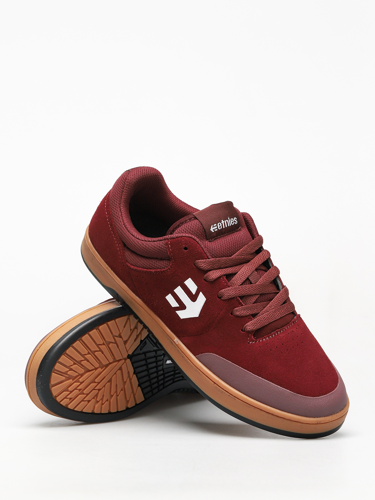 Etnies Shoes Marana (burgundy/tan/white)