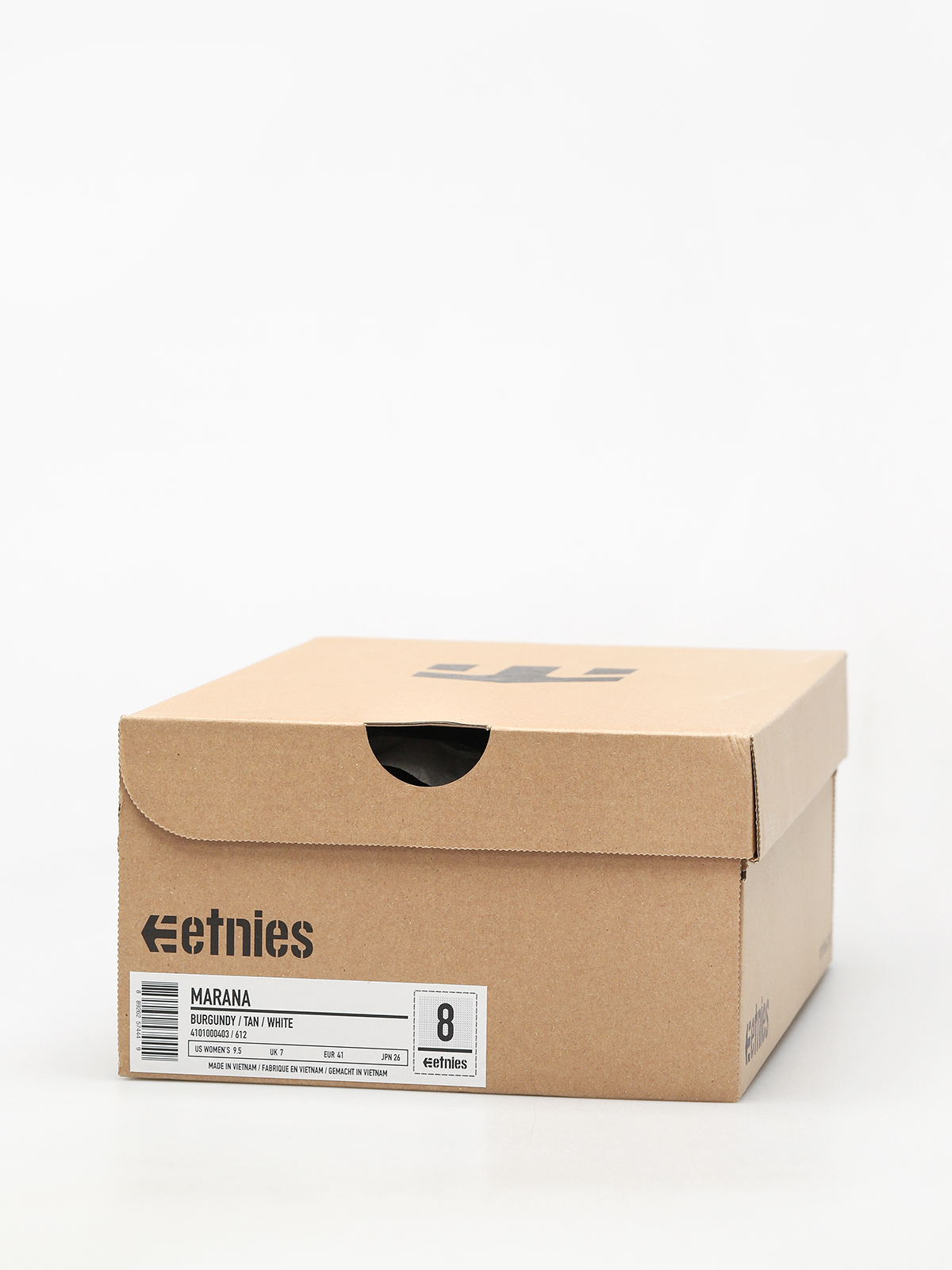 Etnies Shoes Marana (burgundy/tan/white)