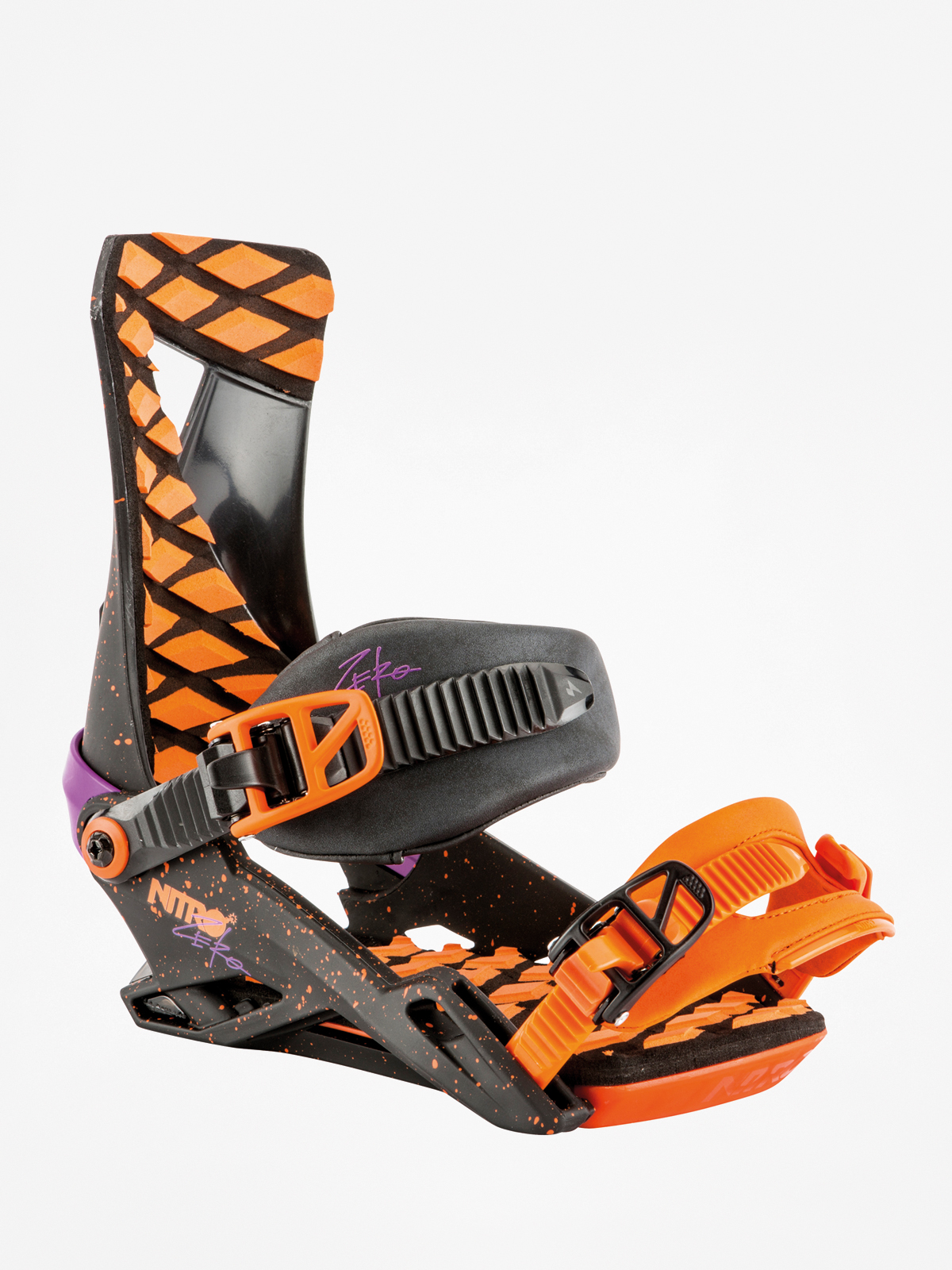 Nitro Zero Snowboard bindings - black (throwback)