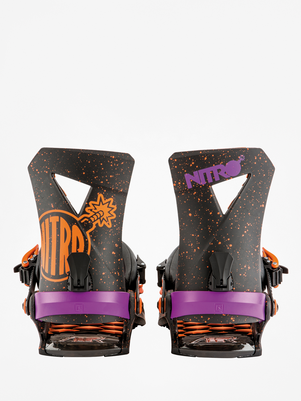 Nitro Zero Snowboard bindings - black (throwback)