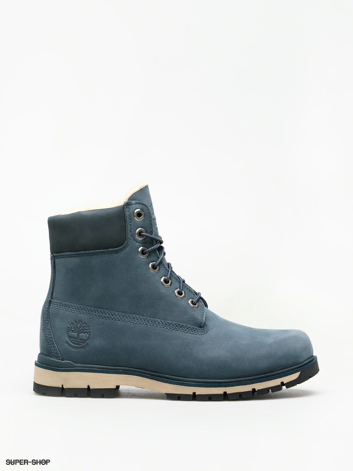 grey and blue timberlands