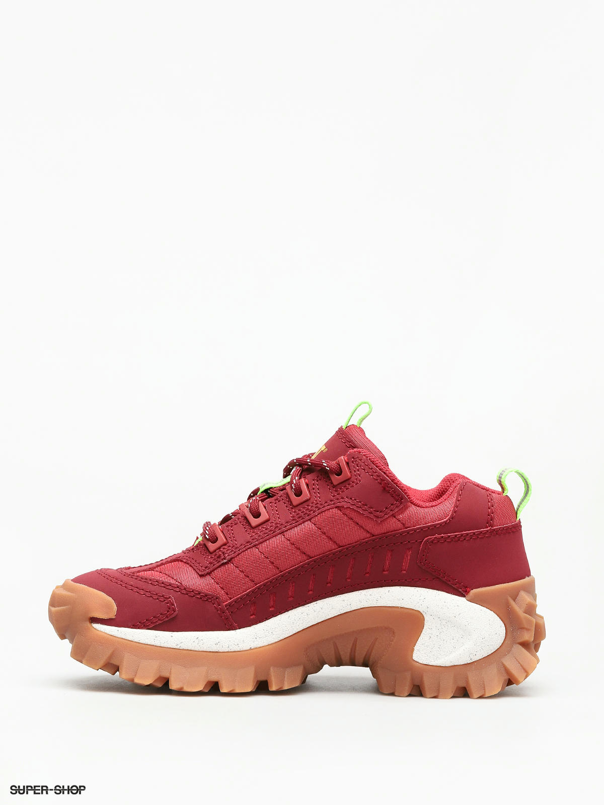 Cat footwear intruder biking hotsell red trainers