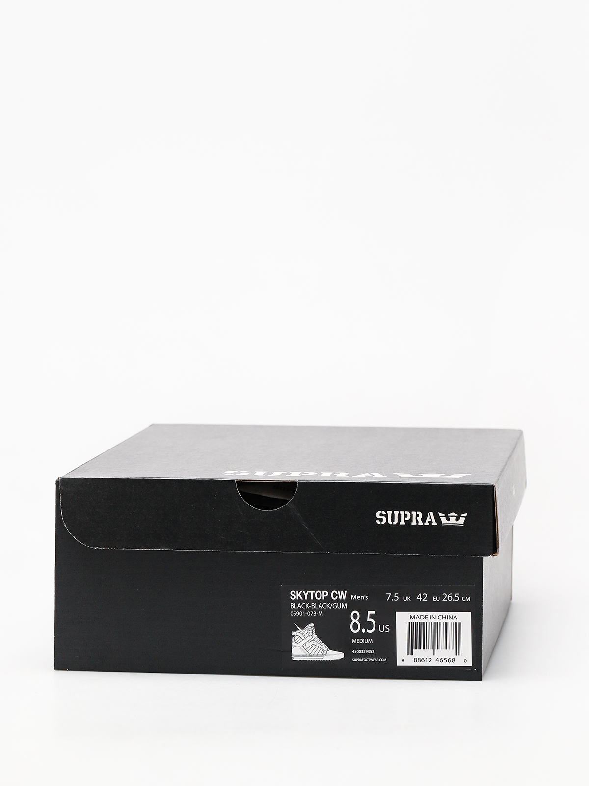 Supra Skytop Cw Shoes (black black/gum)