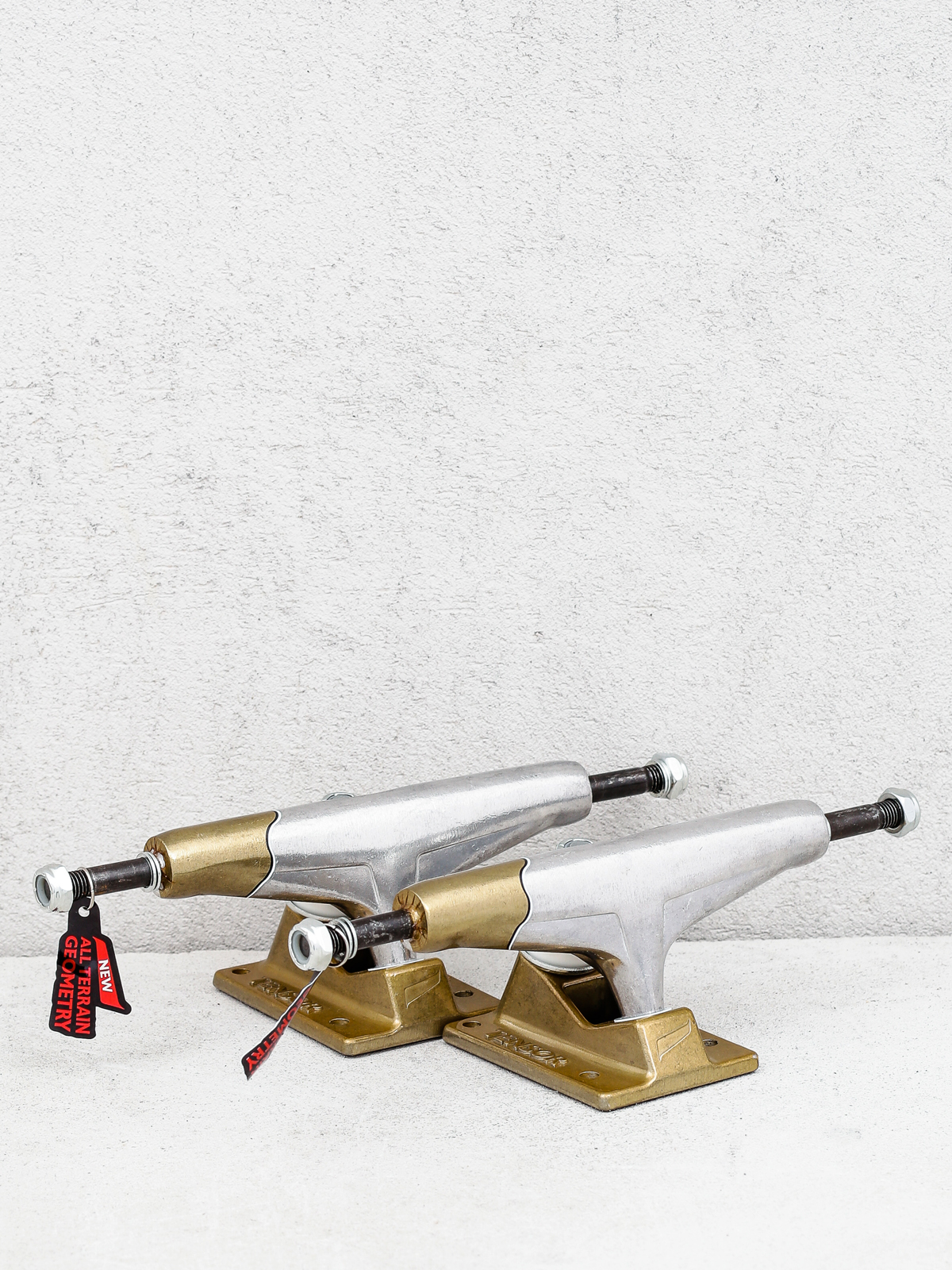 Tensor Alum Primo Trucks (raw/gold)