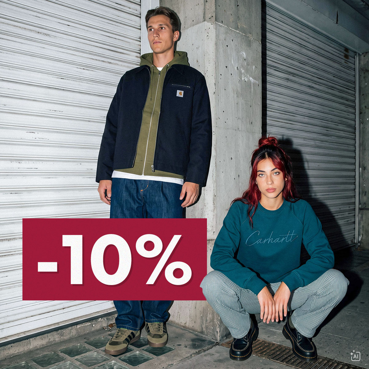 -10 % AUF JACKEN UND SWEATSHIRTS! Sichere dir bis zum 1. November einen Rabatt!