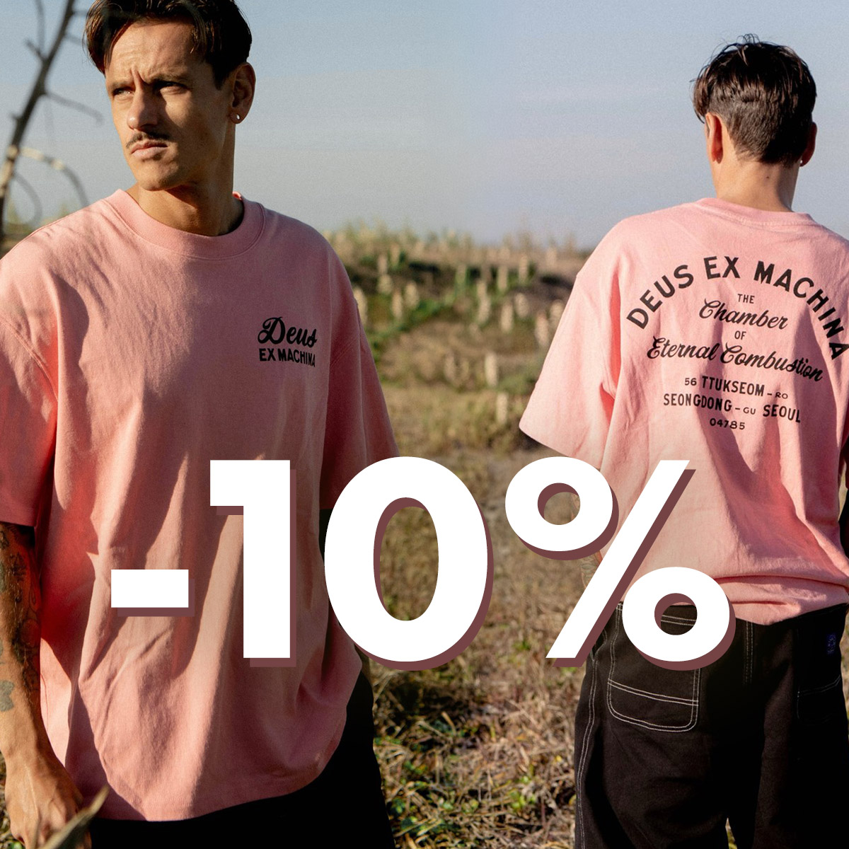 -10 % AUF T-SHIRTS! Nur noch bis zum 20. Juli!